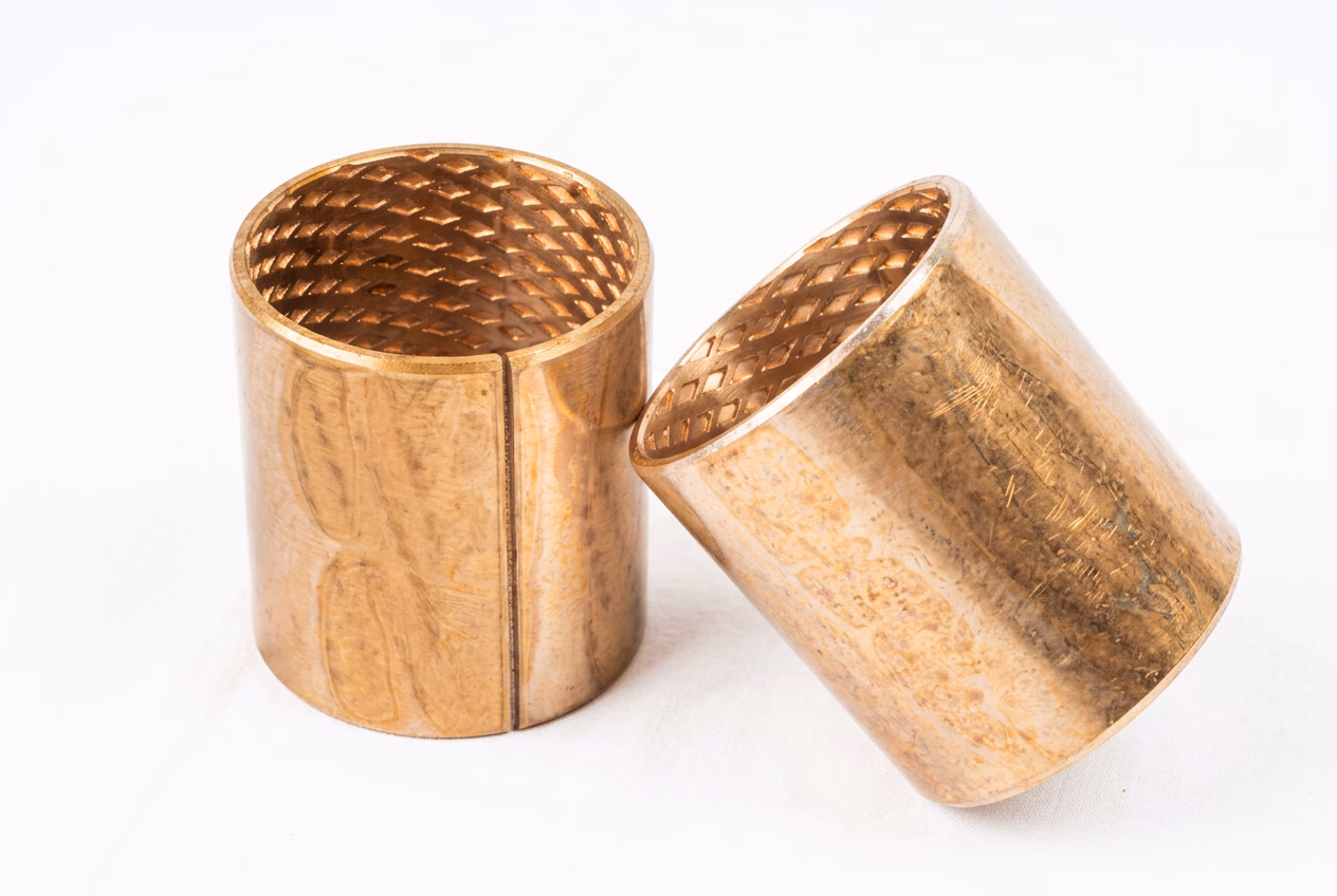 Bucha de Bronze e Anel Raspador para Cabeçote Harvester 370E